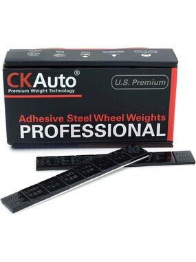 Stick-On Wheel Weights 1/4oz - Corrosion Resistant, Easy Peel for Cars & Trucks